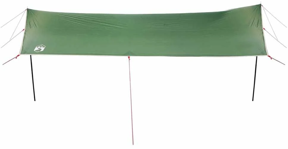Stovyklavimo tentas, žalias, 460x305x210cm, atsparus vandeniui