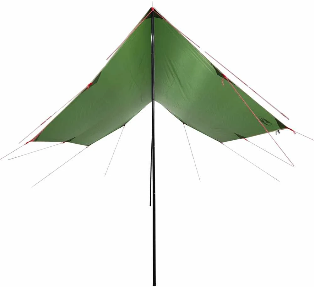 Stovyklavimo tentas, žalias, 460x305x210cm, atsparus vandeniui