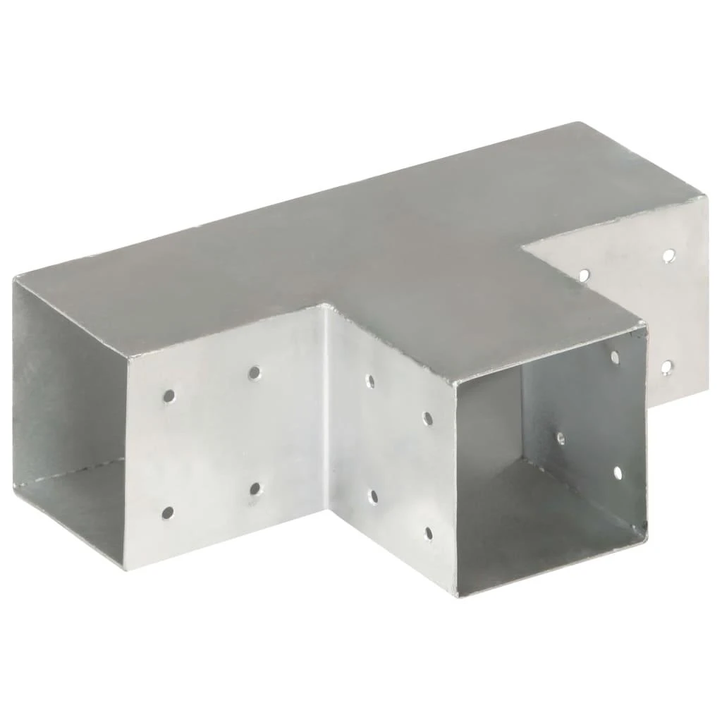 Stulpų sujungimai, 4vnt., 101x101mm, metalas, T formos