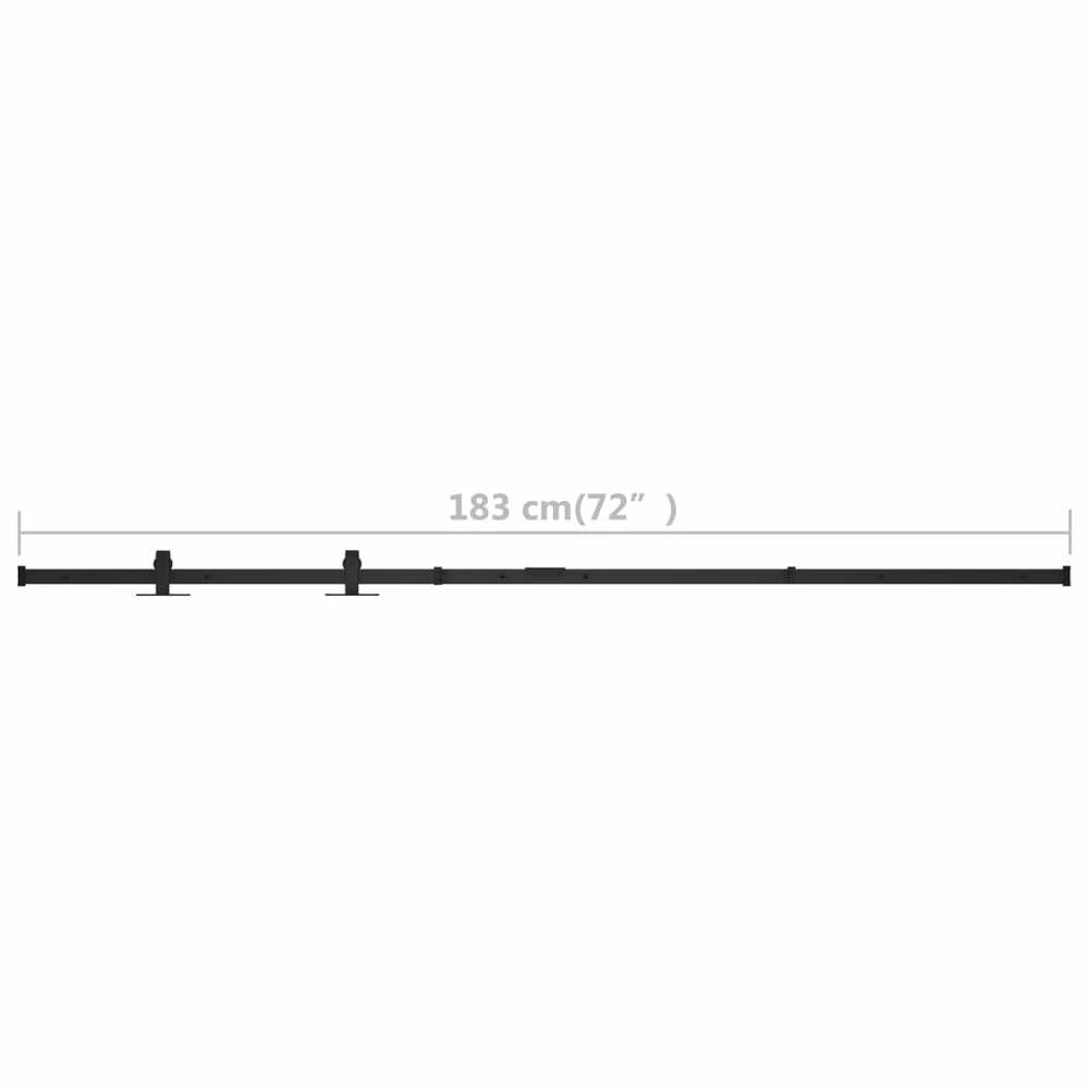 Stumdomų spintelės durelių sistemos rinkinys, 183cm, plienas