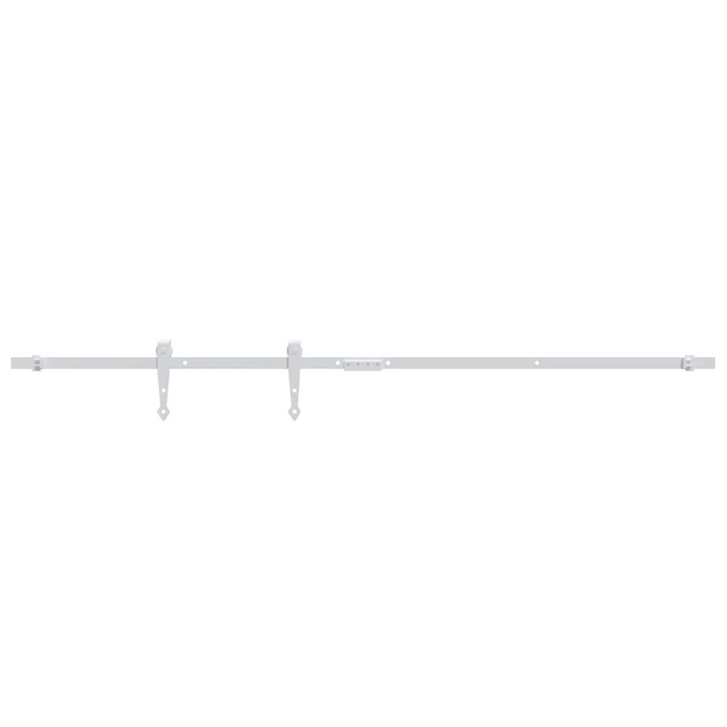 Stumdomų spintelės durelių rinkinys, baltas, 122cm, plienas