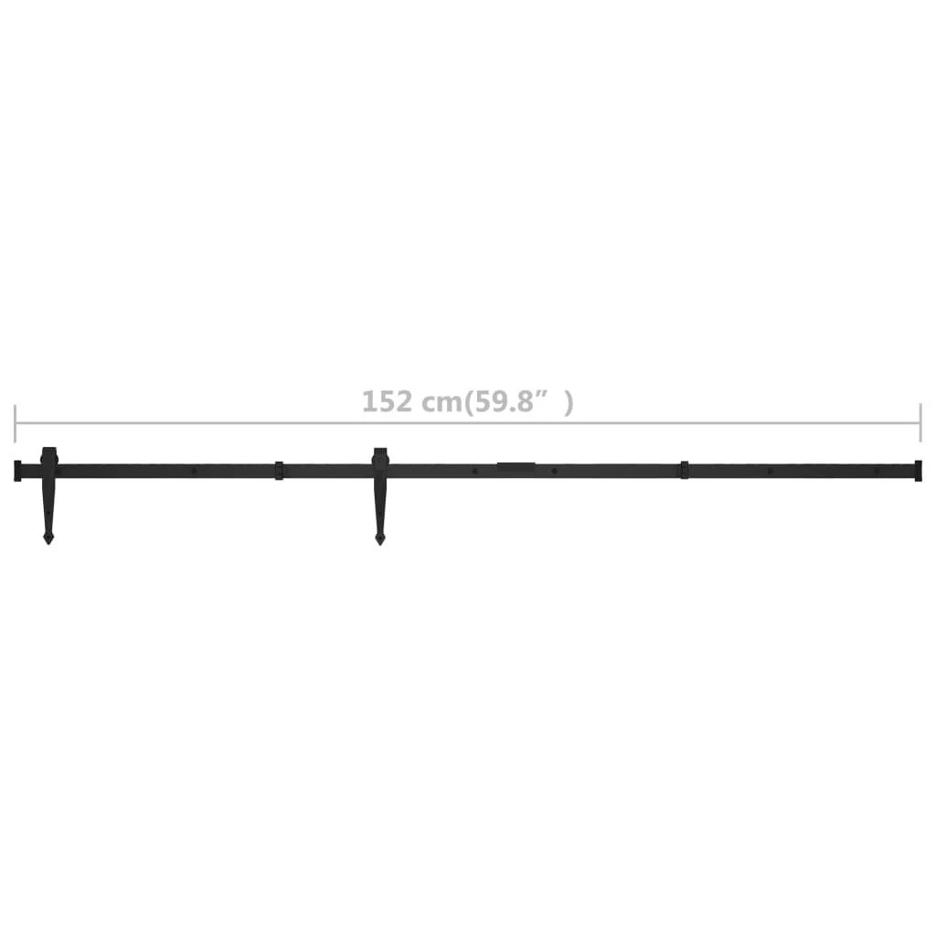 Stumdomų spintelės durelių sistemos rinkinys, 152cm, plienas