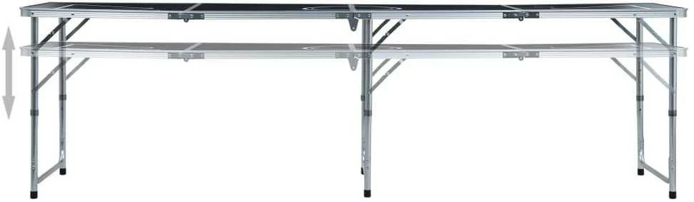 Sulankstomas Beer Pong žaidimo stalas, 240cm