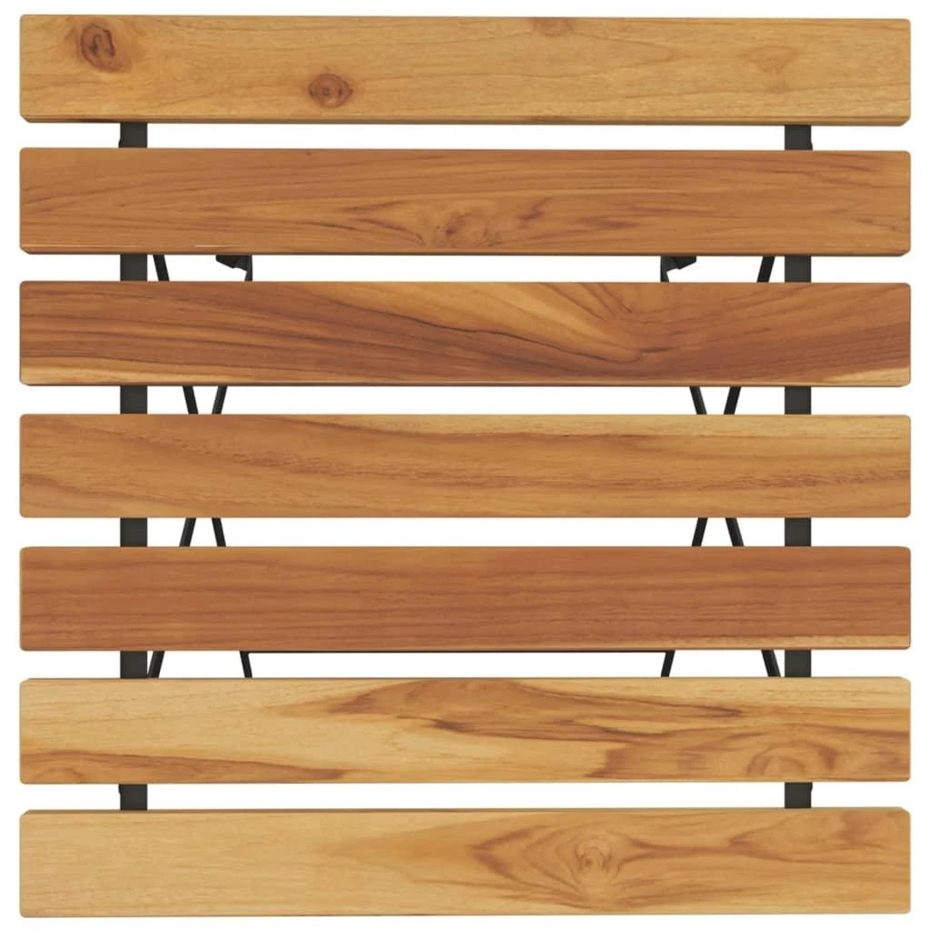 Sulankstomas bistro stalas, 55x54x71cm, tikmedis ir plienas