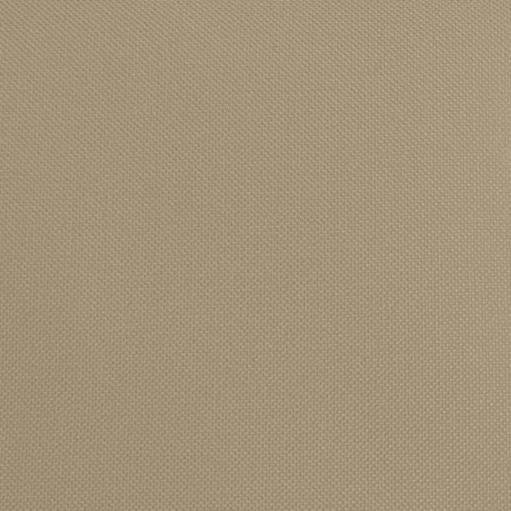 Sulankstomas saulės gultas, taupe, oksfordo audinys/plienas