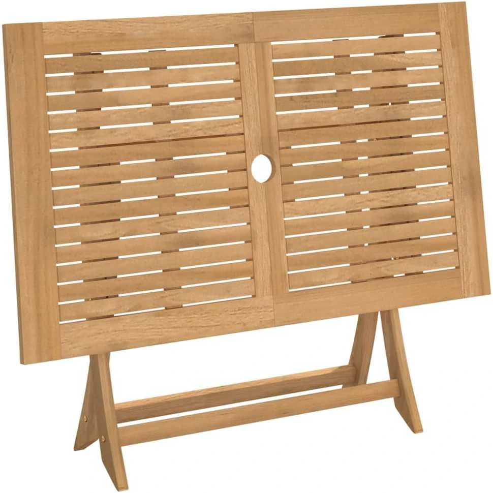 Sulankstomas sodo stalas, 120x70x75cm, akacijos masyvas