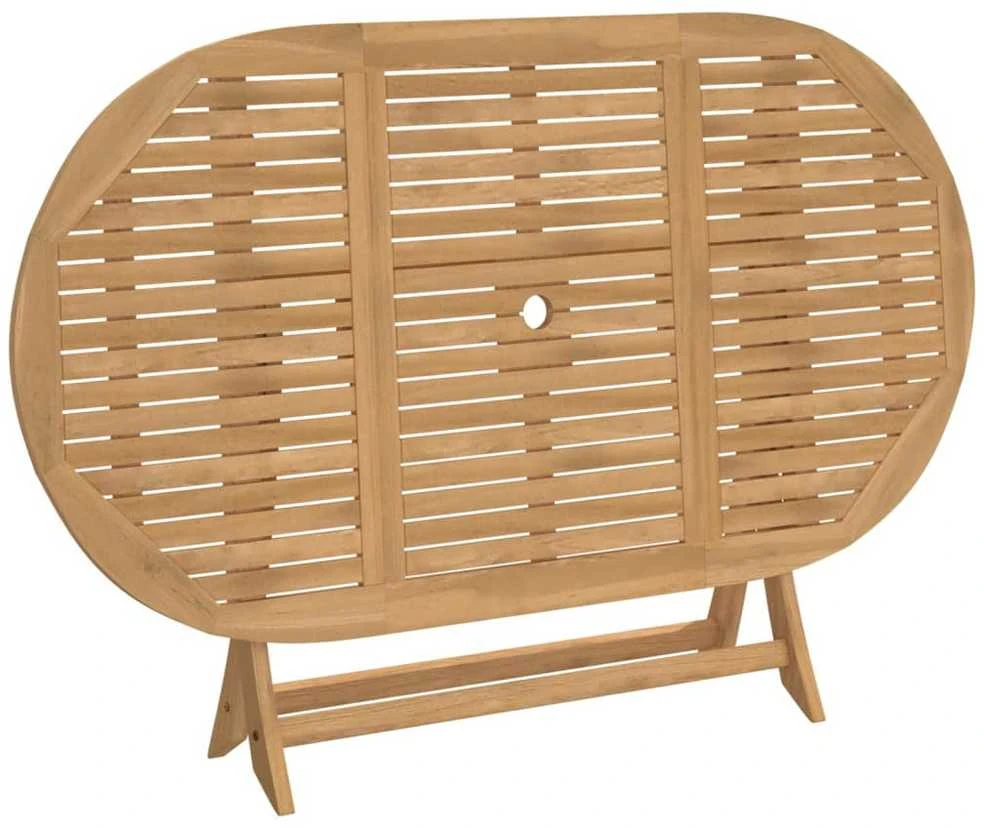 Sulankstomas sodo stalas, 160x85x75cm, akacijos masyvas