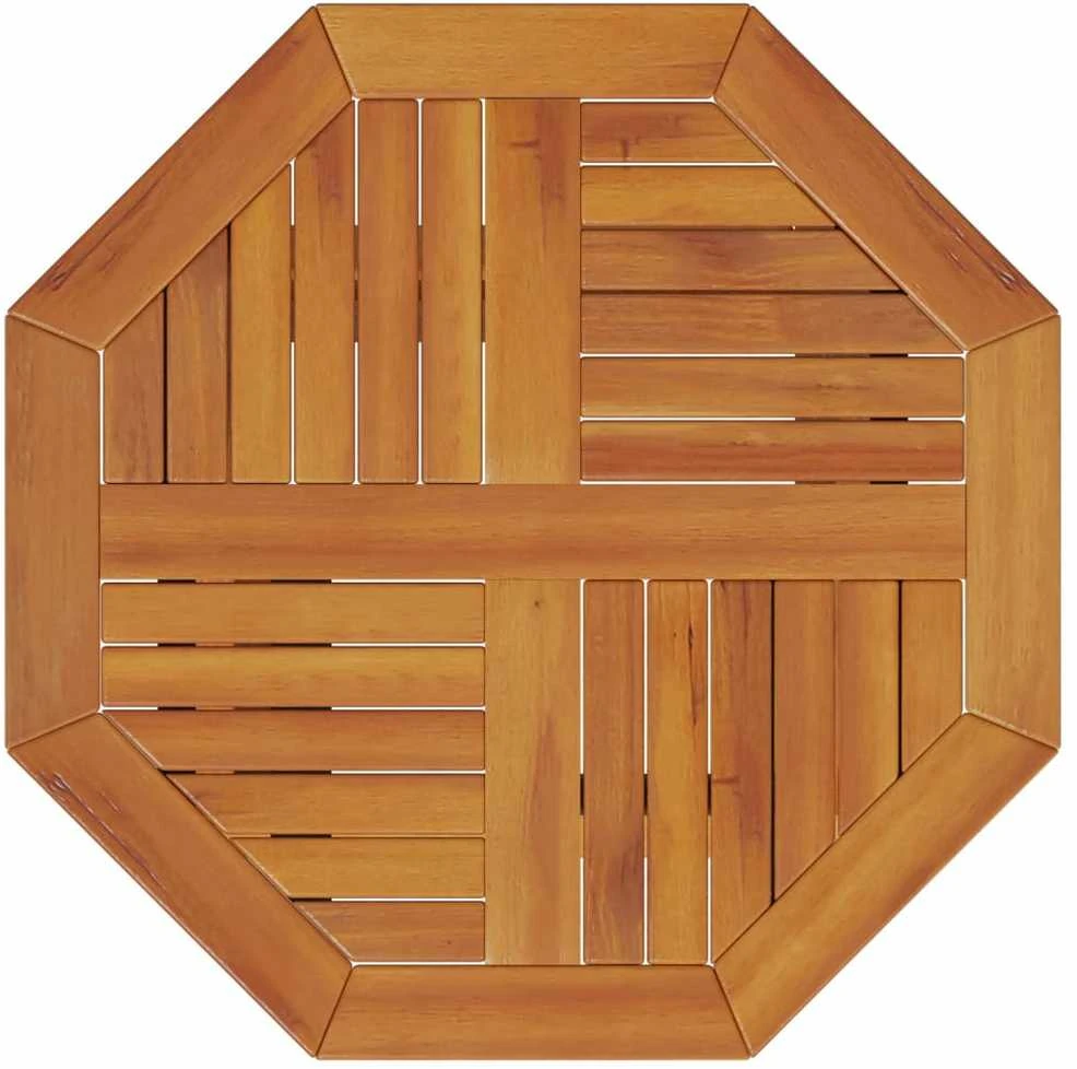 Sulankstomas sodo stalas, 60x75cm, akacijos medienos masyvas