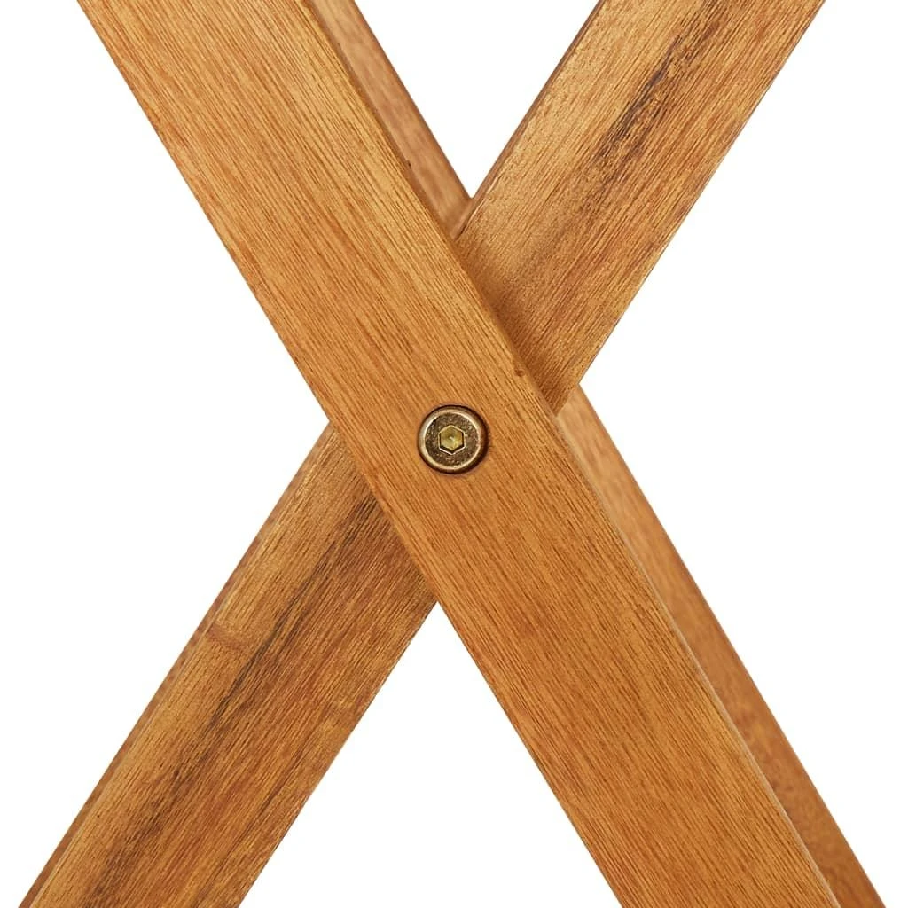 Sulankstomas sodo stalas, 70cm, akacijos medienos masyvas