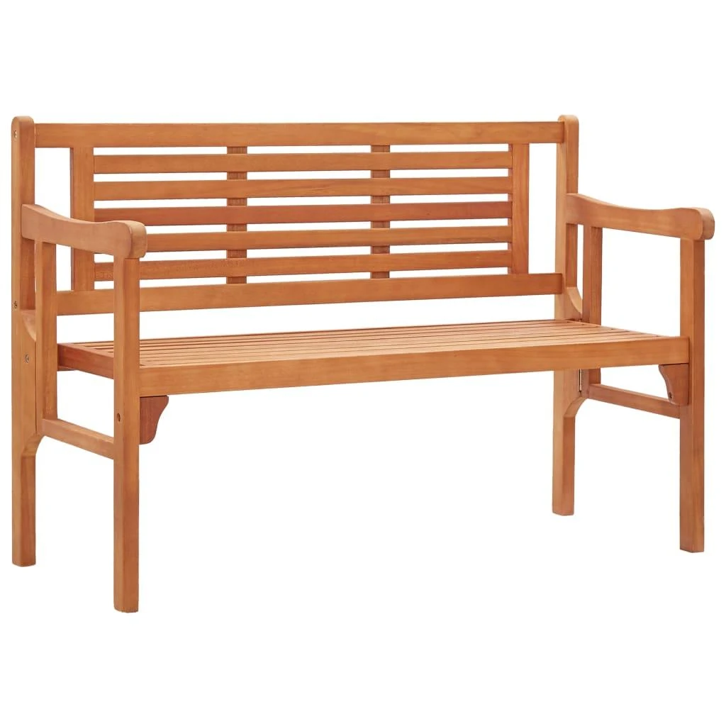 Sulankstomas sodo suoliukas, 120cm, eukalipto medienos masyvas