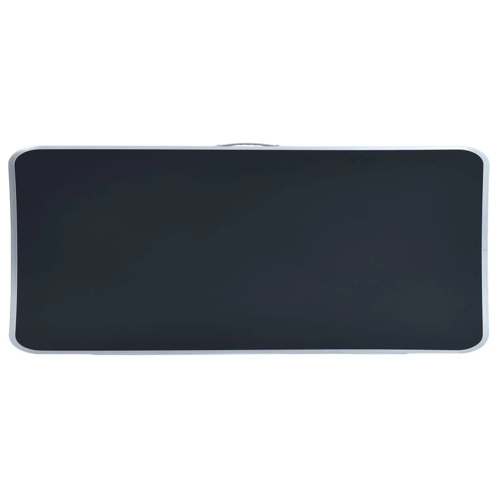 Sulankstomas stovyklavimo stalas, pilkas, 120x60cm, aliuminis