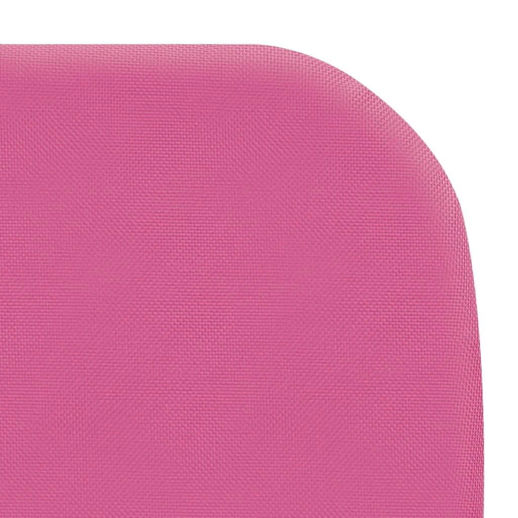 Sofa Sulankstomi saulės gultai, 2vnt., rožiniai, plienas ir audinys