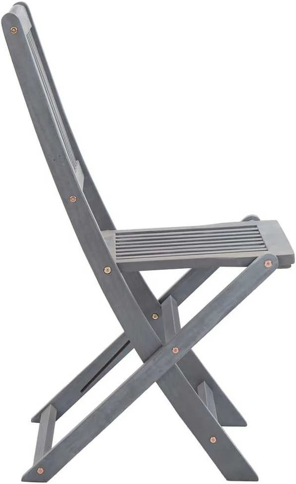 Sulankstomos lauko kėdės su pagalvėmis, 6vnt., akacijos masyvas