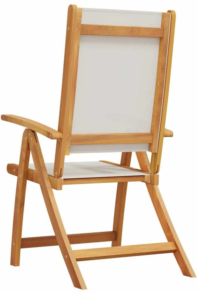 Sulankstomos sodo kėdės, 2vnt., akacijos masyvas ir tekstilenas