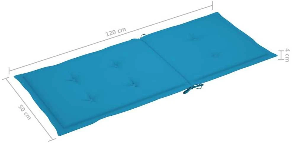 Sulankstomos sodo kėdės su pagalvėmis, 6vnt., akacijos masyvas
