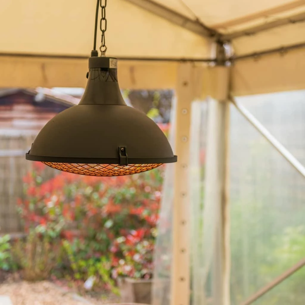 SUNRED | Šildytuvas | IND-2100H, Indus II Bright Kabantis | Infraraudonųjų spindulių | 2100 W | Juodas | IP44