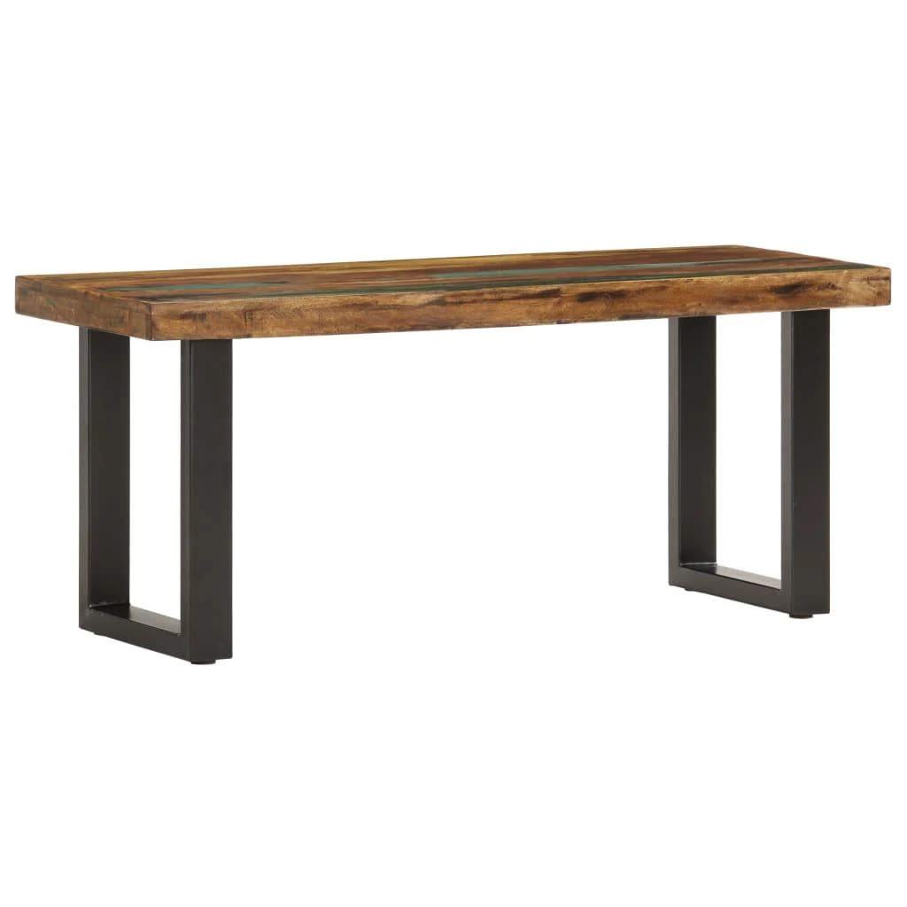 Suoliukas, 110cm, perdirbtos medienos masyvas ir plienas