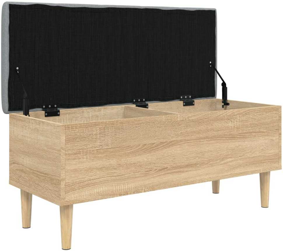 Suoliukas-daiktadėžė, ąžuolo, 102x42x46cm, apdirbta mediena