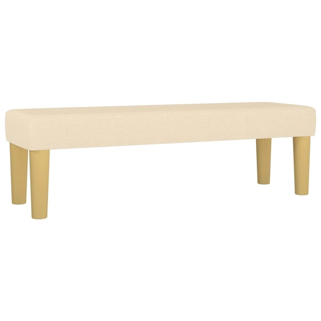 Suoliukas, kreminės spalvos, 100x30x30cm, audinys