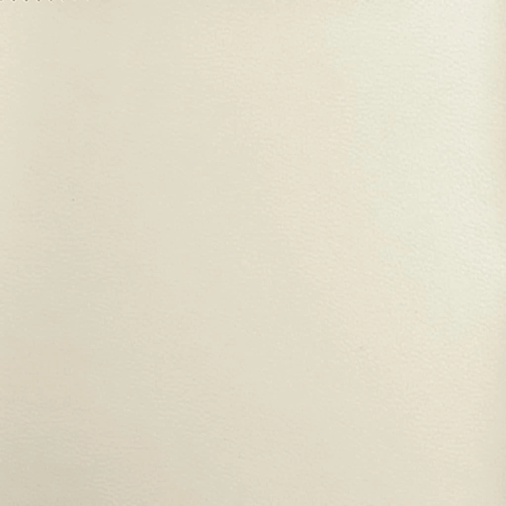 Suoliukas, kreminės spalvos, 107x80x81cm, dirbtinė oda