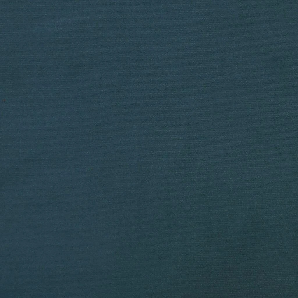 Suoliukas, mėlynos spalvos, 110x76x80cm, aksomas