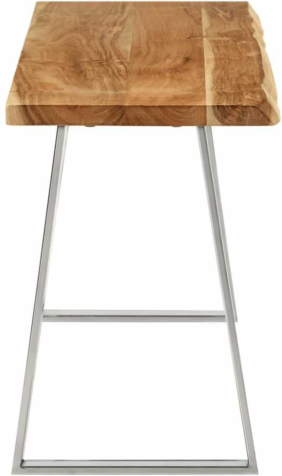 Suoliukas su gyvu kraštu, 105cm, akacijos medienos masyvas