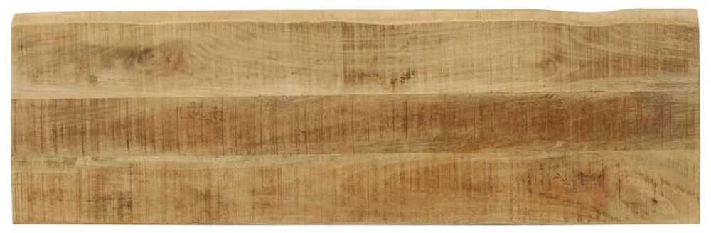 Suoliukas su gyvu kraštu, 105cm, mango medienos masyvas
