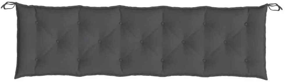 suoliuko pagalvėlės, 2vnt., antracito spalvos, oxford audinys