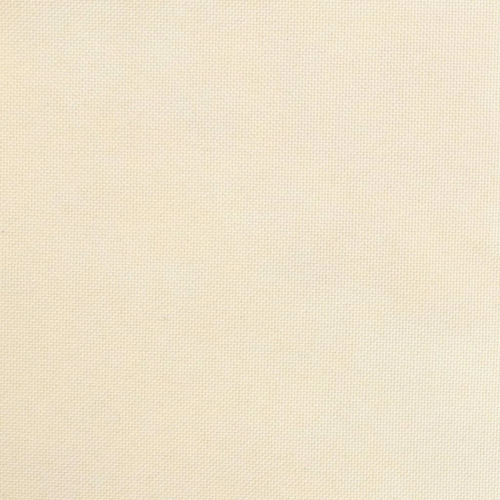 Supama kėdė su pakoja, kreminės spalvos, audinys