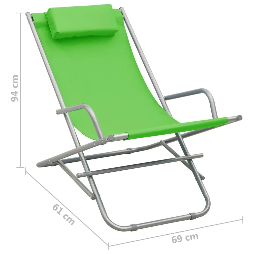 Sofa Supamos kėdės, 2vnt., žalios spalvos, plienas