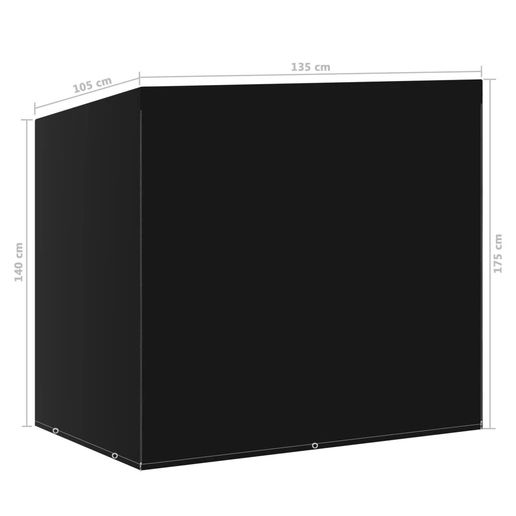 Supynių suoliuko uždangalas, 135x105x175cm, 6 kilpučių