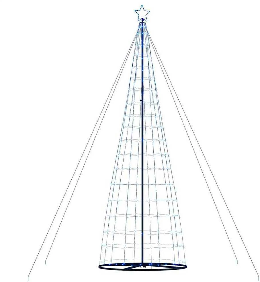 LED Kalėdų eglutė 1534 LED Mėlyna 500 cm