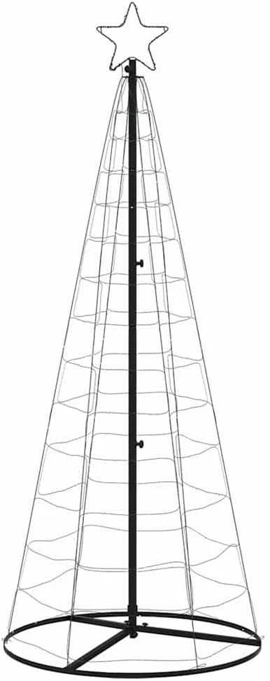 LED Kalėdų eglutė 200 LED Mėlyna 180 cm