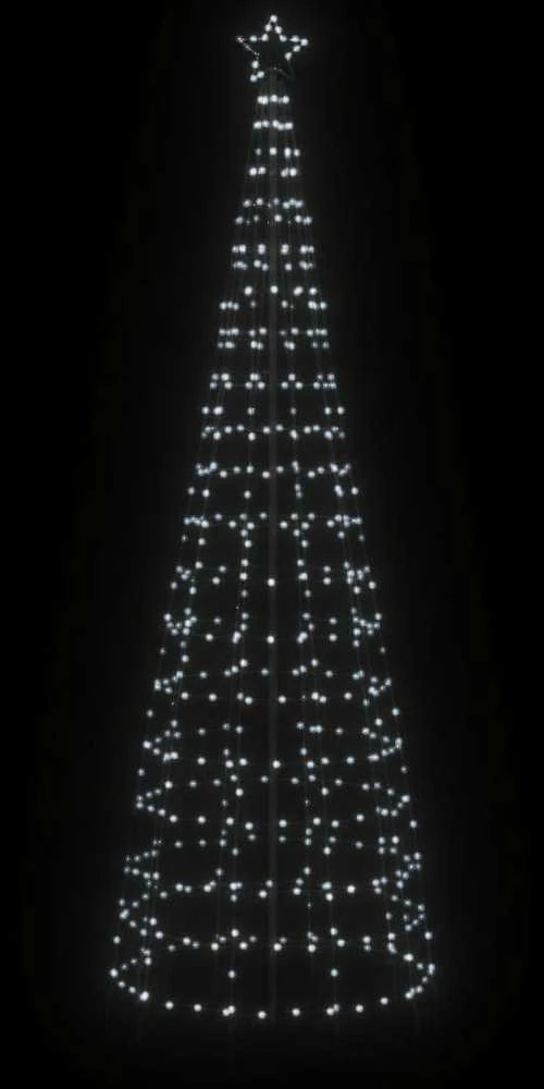 Šviečianti Kalėdų eglutė, 300cm, 570 šaltų LED, kūgio formos
