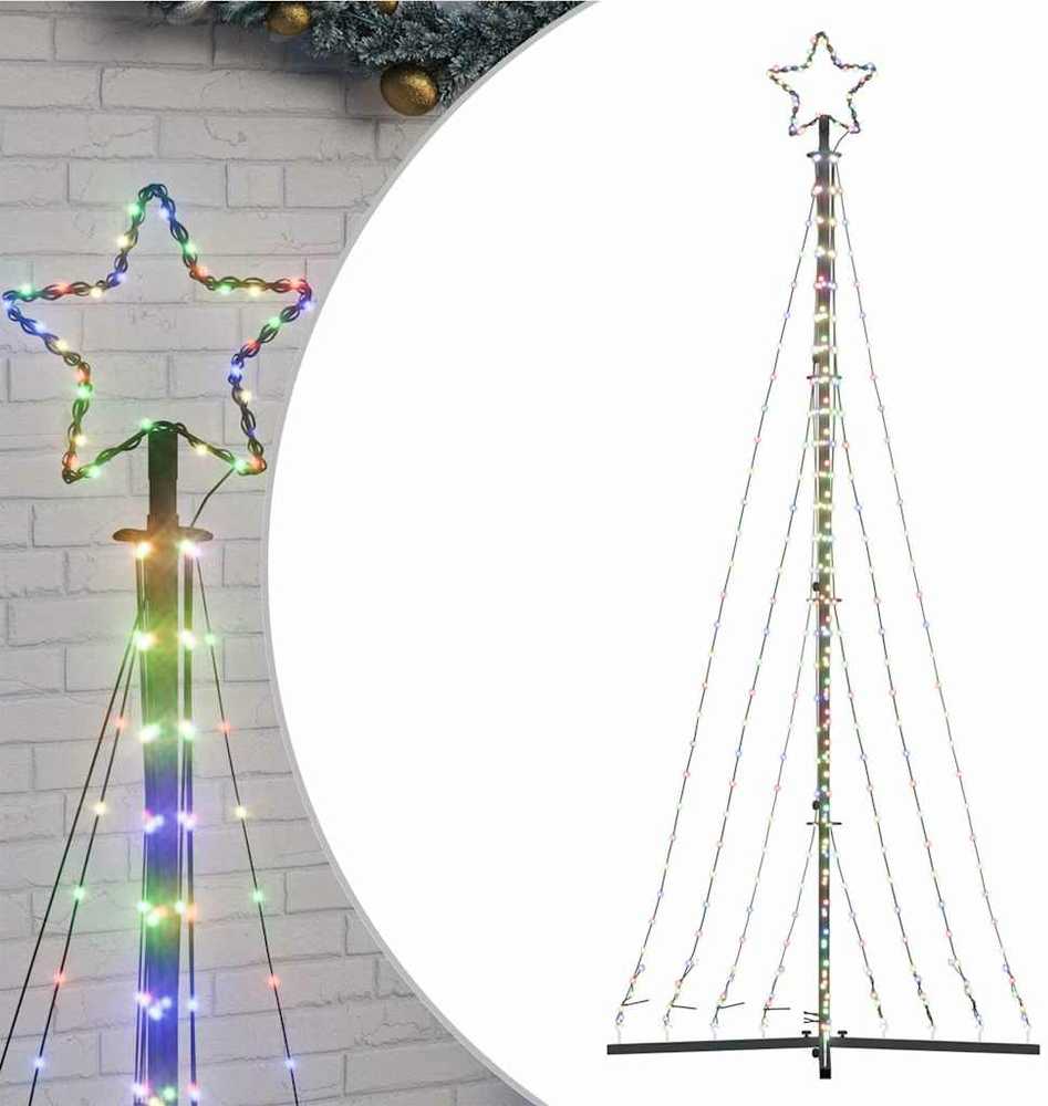 LED Kalėdų eglutė 447 LED Spalvingi 250 cm