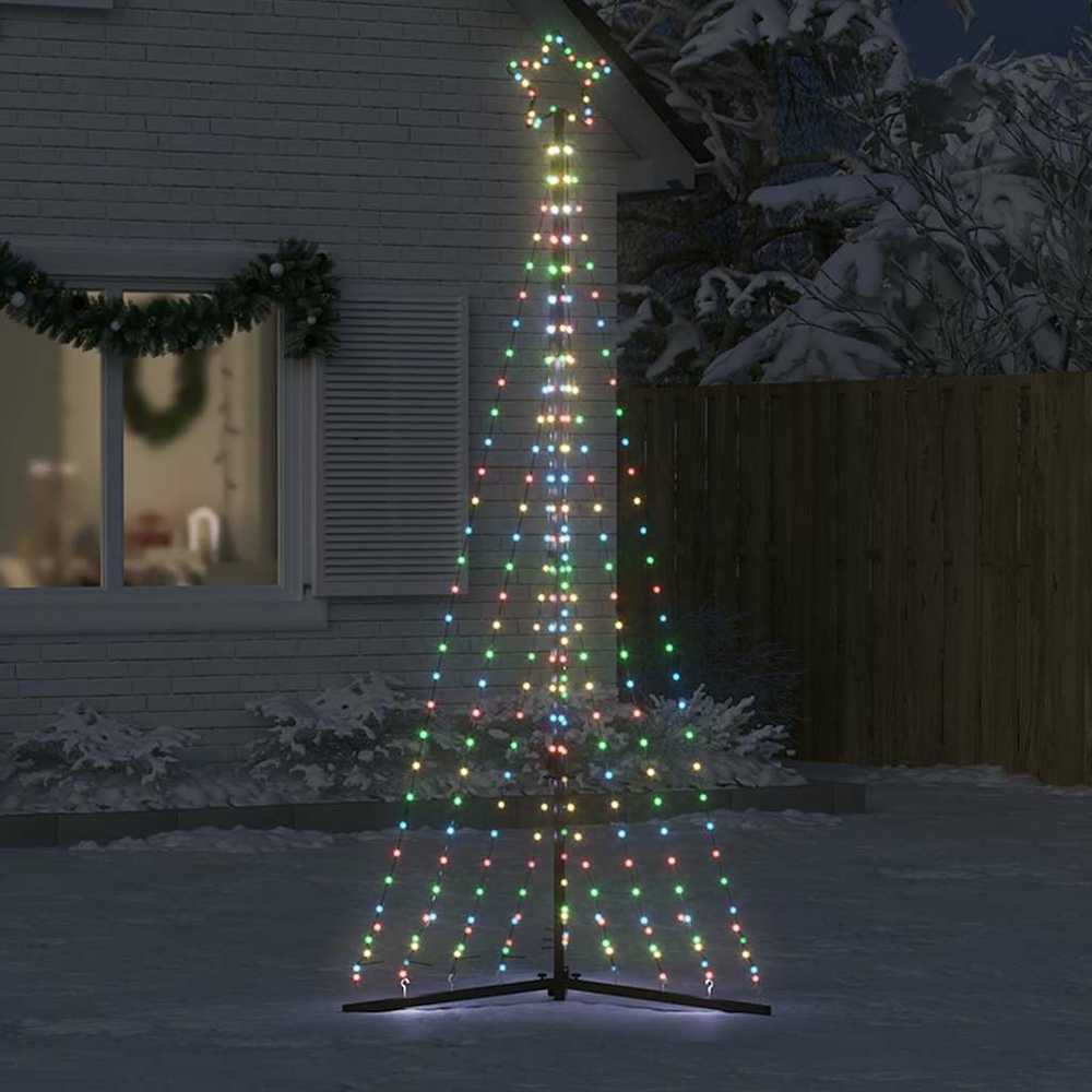 LED Kalėdų eglutė 447 LED Spalvingi 250 cm