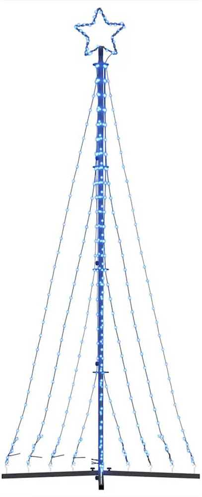 LED Kalėdų eglutė 447 LED Mėlyna 250 cm