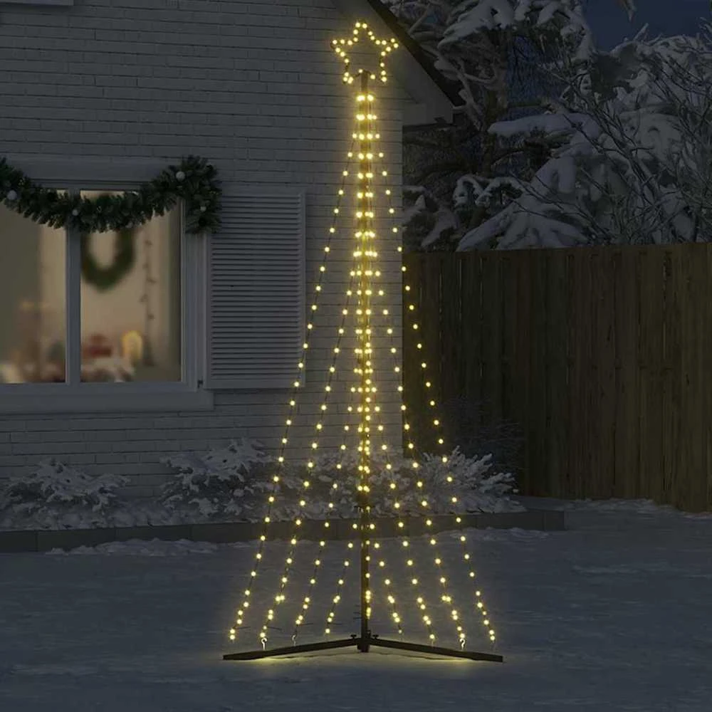 LED Kalėdų eglutė 447 LED Šiltai Balta 250 cm