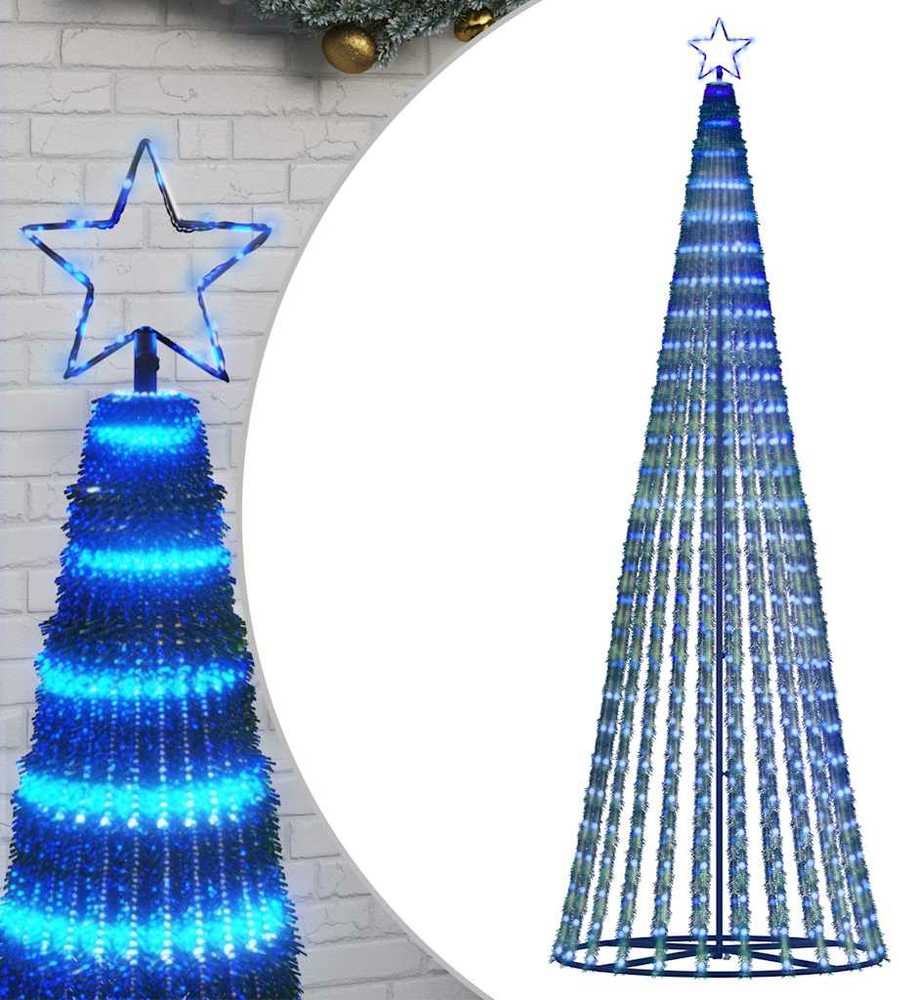 LED Kalėdų eglutė 475 LED Mėlyna 247 cm