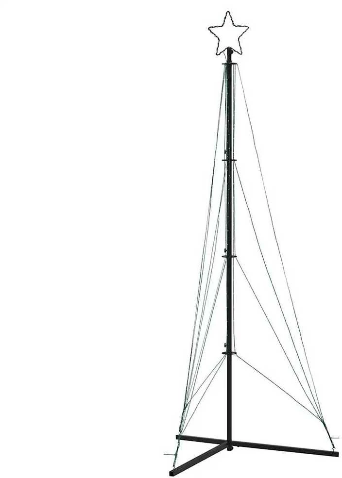 LED Kalėdų eglutė 483 LED Šalta Balta 240 cm