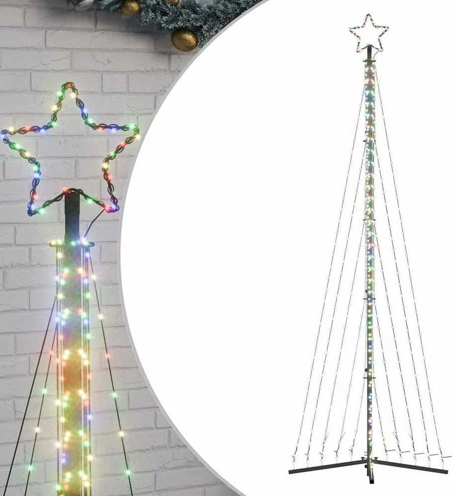 LED Kalėdų eglutė 495 LED Spalvingi 300,5 cm