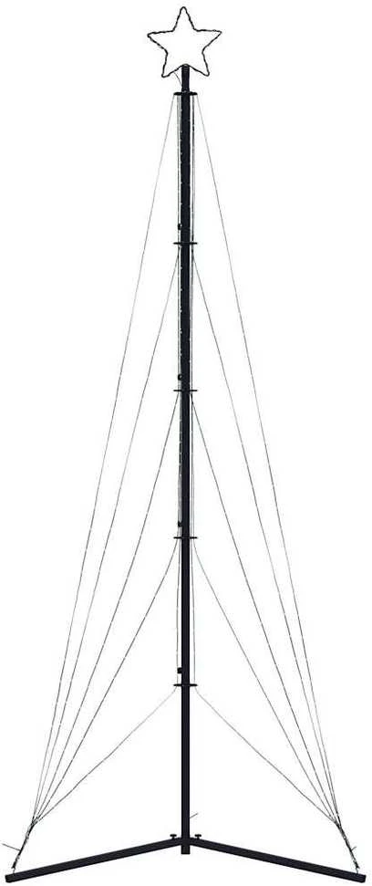 LED Kalėdų eglutė 525 LED Spalvingi 302 cm