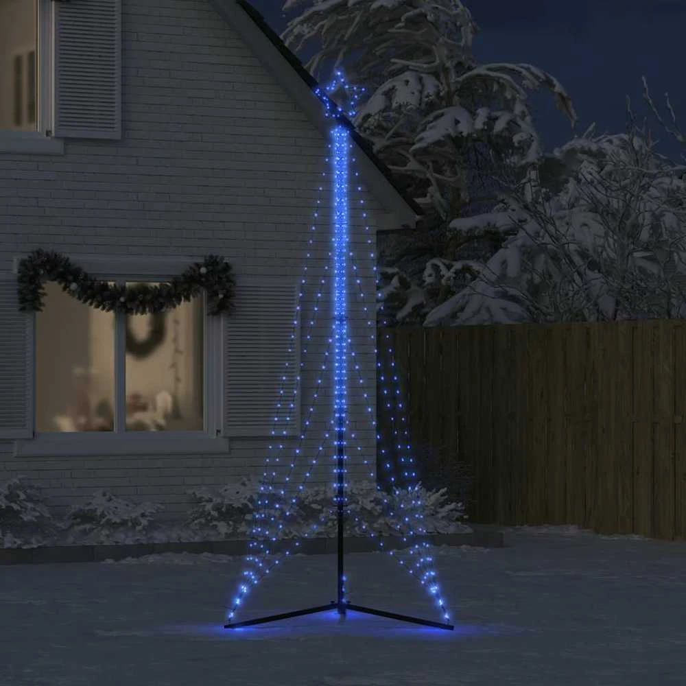 LED Kalėdų eglutė 525 LED Mėlyna 302 cm