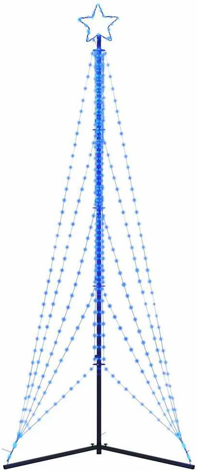 LED Kalėdų eglutė 525 LED Mėlyna 302 cm