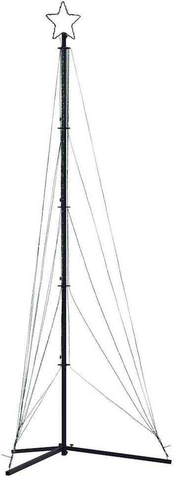 LED Kalėdų eglutė 525 LED Šalta Balta 302 cm