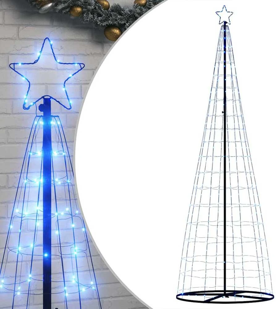 LED Kalėdų eglutė 550 LED Mėlyna 300 cm
