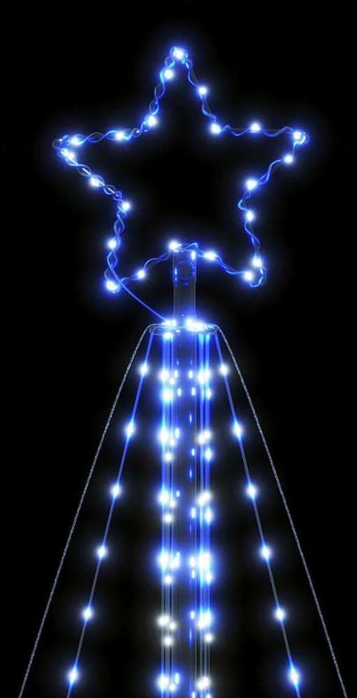 LED Kalėdų eglutė 615 LED Mėlyna 404,5 cm