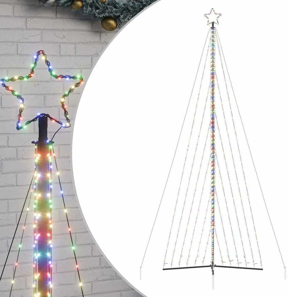 LED Kalėdų eglutė 789 LED Spalvingi 476 cm