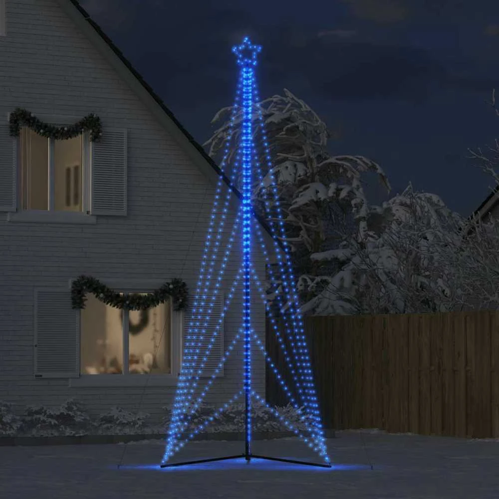 LED Kalėdų eglutė 861 LED Mėlyna 478 cm