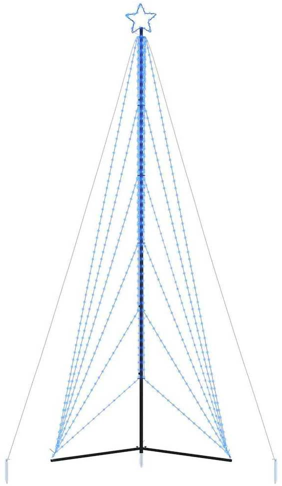 LED Kalėdų eglutė 861 LED Mėlyna 478 cm